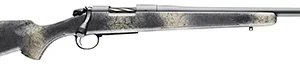 Bergara Rifles B14LM511CF B-14 Ridge Carbon Wilderness 300 Win Mag 3+1 24" Carbon Fiber Wrapped Barrel, Gray Cerakote Steel Receiver, SoftTouch Woodland Camo Fixed American Style Stock, Right Hand