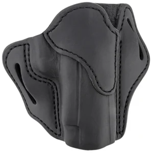 1791 Gunleather ORBH23SBLR BH2.3 Optic Ready OWB Size 2.3 Stealth Black Leather Belt Slide Compatible w/Glock 17/S&W M&P Shield Right Hand
