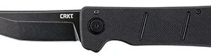CRKT 2908 Inazuma No Ken  3.68" Folding Plain Stonewashed D2 Steel Blade/ Black G10 Handle Includes Pocket Clip