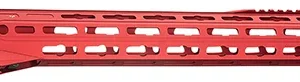 Strike Industries GRIDLOK-LITE-17-RED GridLok Lite with Quick Rail Detach System 17"L 1.57"D M-LOK Red Aluminum for AR-15