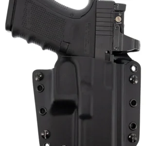 Galco CVS868RB Corvus  IWB/OWB Black Kydex Belt Loop Compatible w/Glock 17 Gen3-5/19 Gen3-5/23 Gen3-5 Belt Up to 1.75" Wide Right Hand