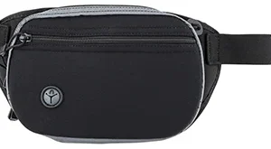 Galco FTPRGBC Fastrax PAC Waistpack Size Compact Black/Gray Neoprene Compatible w/Glock 32/Kahr CW Belt Up to 50" Wide Ambidextrous