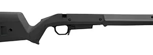 Magpul MAG1207-BLK Hunter American Stock Black Adjustable Synthetic Stock with Aluminum Chassis for Short Action Ruger American Right Hand Includes STANAG Mag Well