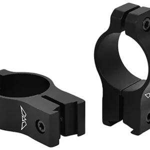 Warne V421M Rimfire Rings Vapor Matte Black 1" Medium 0 MOA
