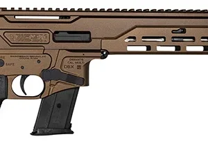 Diamondback DB1614L071 DBX CF 5.7x28mm 20+1 8" Threaded Barrel w/DBX Muzzle Device, Midnight Bronze Cerakote Finish, Hard Coat Anodized M-Lok Handguard, Mil-Spec Trigger, Black Magpul MOE K Grip
