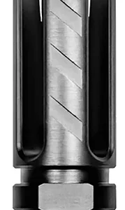 Rise Armament RA-703-223-BLK Veil Flash Hider Black Nitride Finish 416R Stainless Steel with 2.25" OAL for 22 Cal AR-15