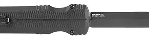S.O.G SOG15610157 Pentagon  3.79" OTF Spear Point Plain Black TiNi Cryo CPM S35VN Steel Blade, Blackout Aluminum Handle