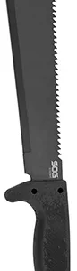 S.O.G SOG-MC04-N SOGfari  10" Black Hardcased 3Cr13MoV SS Blade Black Kraton Handle 16" Long Includes Sheath
