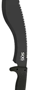 S.O.G SOGMC11N SOGfari  12" Black Hardcased 3Cr13MoV SS Blade Black Kraton Handle 18" Long Includes Sheath