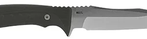 S.O.G SOG-UF1001-B Pillar  5" Fixed Clip Point Plain Stonewashed S35VN SS Blade Black Canvas Micarta Handle Includes Sheath