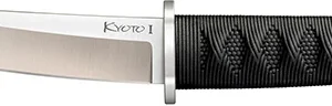 Cold Steel CS-17DA Kyoto I 3.25" Fixed Plain Tanto 8Cr13MoV SS Blade/Black Contoured Kray-Ex Handle