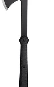 Cold Steel CS80TPA3 Demko Hawk  Tomahawk 65Mn Carbon Steel Blade Black Heavy Duty Nylon Handle, 17.50" OAL,  Includes Sheath