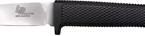 Cold Steel CS-36LPMF Pendleton Mini Hunter 3" Fixed Plain Stone Washed American CPM 3V High Carbon Steel Blade/Black Textured Kray-Ex Handle Includes Sheath
