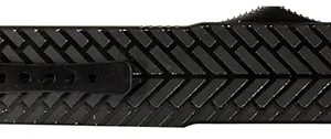 Templar Knife SAHBG32 Premium Lightweight Small 3" OTF Drop Point Plain Black Oxide Stonewashed Powdered D2 Steel Blade/4.50" Black Herringbone Anodized Aluminum Handle