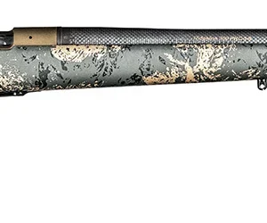 Christensen Arms 8010619000 Ridgeline FFT 6.5-284 Norma 4+1 22" Carbon Fiber/Threaded Barrel, Burnt Bronze Cerakote, Green with Black/Tan Accents Stock