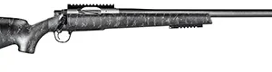 Christensen Arms 8011000400 Traverse  6.5 PRC 3+1 24" Threaded Barrel, Natural Stainless, Black with Gray Webbing Stock