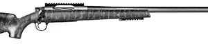 Christensen Arms 8011001100 Traverse  28 Nosler 3+1 26" Threaded Barrel, Natural Stainless, Black with Gray Webbing Stock