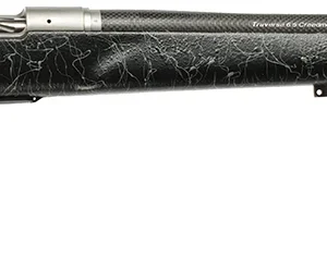 Christensen Arms 8011001200 Traverse  7mm Rem Mag 3+1 26" Threaded Barrel, Natural Stainless, Black with Gray Webbing Stock