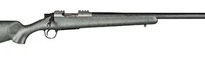 Christensen Arms 8010800102 Summit TI  Full Size 6.5 PRC 3+1, 24" Natural Titanium Steel Threaded Barrel, Natural Titanium Aluminum Receiver, Green w/Black Webbing Fixed Sporter Stock