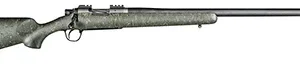 Christensen Arms CA10268H14233 Summit TI  Full Size 6.5 Creedmoor 4+1, 24" Natural Titanium Steel Threaded Barrel, Natural Titanium Aluminum Receiver Green w/Black/Tan Webbing Fixed Sporter Stock