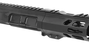 TacFire BU9MM4 Pistol Upper Assembly  9mm Luger 4" Black Nitride Barrel 7075-T6 Aluminum Black Anodized Receiver M-LOK Handguard for AR-Platform