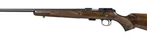 CZ-USA 02392 CZ 457 Varmint Full Size 22 LR 5+1 20.50" Black Nitride Heavy Barrel Black Nitride Steel Receiver Turkish Walnut Fixed Varmint-Style Stock Left Hand