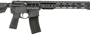 Franklin Armory 0010052BLK M4-HTF R3 XTD 5.56x45mm NATO 10+1 16" Light Contour Barrel w/ Aura XTD Muzzle Device, Salt Bath Nitride Finish, B5 Systems Bravo Stock & Grip, Custom Tuned Trigger