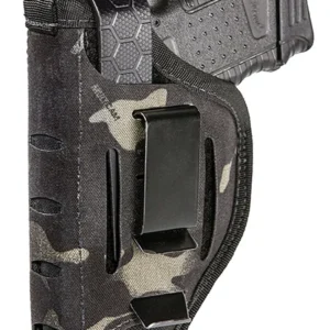 Sentry 35AH07MB Nylon  IWB/OWB MultiCam Black Nylon Belt Clip/Belt Slide Fits Large Semi-Auto Fits 4.50-5" Barrel Ambidextrous