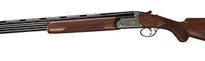 Bettinsoli USA BOSL122822 Omega S Lite 12 Gauge Break Open 3" 2rd 28" Blued 28" Vent Rib Barrel Stainless Engraved Stainless Receiver Walnut Wood Fixed Stock Ambidextrous Hand