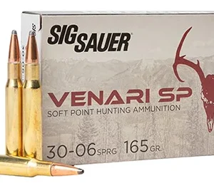 Sig Sauer V3006SP16520 Venari  30-06 Springfield 165 gr Soft Point 20 Per Box/ 10 Case