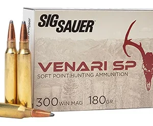 Sig Sauer V300WMSP18020 Venari  300 Win Mag 180 gr Soft Point 20 Per Box/ 10 Case