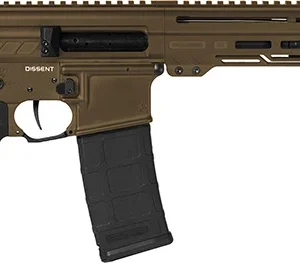 CMMG 30A0E33-MB Dissent  300 Blackout 30+1 6.50", Midnight Bronze Cerakote Rec, OEM Grip, Picatinny Buffer Adapter, Zeroed Drop-In Single Stage Trigger
