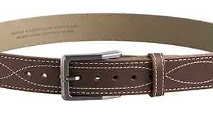 Magpul MAG1276-210-44 Tejas EL Pistolero Chocolate Brown Bull Hide 44" 1.50" Wide Buckle Closure