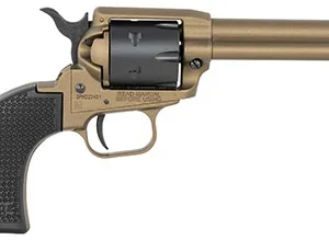 Heritage Mfg RR22A4 Rough Rider  22 LR 6 Shot 4.75" Burnt Bronze Cerakote Steel Barrel, Black Satin Cylinder, Burnt Bronze Cerakote Steel Frame