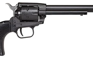 Heritage Mfg SRR22BS6PG Rough Rider  22 LR 6 Shot, 6.50" Black Satin Steel Barrel, Frame & Cylinder, Black Star Polymer Grip, Manual Thumb Safety, Exposed Hammer