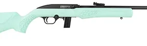 Rossi RS22L1811TL RS22  Full Size 22 LR 10+1 18" Matte Black Steel Barrel, Matte Black Grooved Aluminum Receiver, Teal Synthetic Fixed Stock