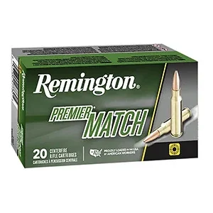 Remington Ammunition 26852 Premier Match 260 Rem 140 gr Sierra MatchKing BTHP 20 Per Box/ 10 Cs