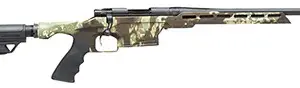 Howa HMXL350KAC M1500 Mini Excel Lite 350 Legend 3+1 16.25" Blued Heavy Threaded Barrel, Blued Drilled & Tapped M-LOK Handguard, Kratos Camo Synthetic Adj Luth-AR Stock, Black Polymer Grip, Right Hand