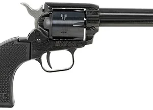 Heritage Mfg RR22B4PG Rough Rider  22 LR 6 Shot, 4.75" Black Steel Barrel, Black Cerakote Zinc Alloy Frame, Black Cerakote Cylinder, Black Polymer Grip, Hammer/Thumb Safety, Exposed Hammer