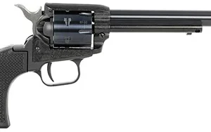 Heritage Mfg RR22B6PG Rough Rider  22 LR 6 Shot, 6.50" Black Steel Barrel, Black Zinc Alloy Frame, Black Cylinder, Black Polymer Grip, Hammer/Thumb Safety, Exposed Hammer