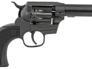 Diamondback DB051CA001 Sidekick  22 LR 9 Shot, 4.50" Black Cerakote Steel Barrel, Black Cerakote Zinc Alloy Frame, Black Cerakote Cylinder, Black Checkered Nylon Grip, Hammer Safety, Exposed Hammer