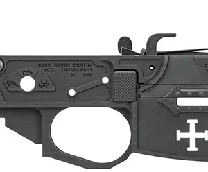 Spikes Tactical STLB960 Rare Breed Crusader  9mm Luger, Black Anodized Aluminum for AR-Platform
