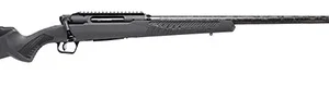 Savage Arms 57901 Impulse Mountain Hunter 7mm Rem Mag 3+1 24" Threaded Proof Research Carbon Fiber Barrel, Gray AccuStock with Black Rubber Cheek Piece and Grips