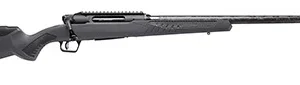 Savage Arms 57903 Impulse Mountain Hunter 300 PRC 3+1 24" Threaded Proof Research Carbon Fiber Barrel, Gray AccuStock with Black Rubber Cheek Piece and Grips