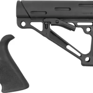 HOGUE AR-15 GRIP & OVERMOLDED - COLLAPSIBLE STK COMMERICAL BLK