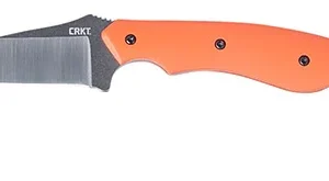 CRKT 2399 S.P.I.T.  2.29" Fixed Plain Satin Stonewashed 8Cr13MoV SS Blade/Orange G10 Handle Includes Sheath
