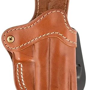 1791 Gunleather ORPDH23CBRR Paddle Holster Optic Ready OWB Size 2.3 Classic Brown Leather Paddle Fits Glock 17 Fits Walther PPQ Right Hand