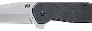 Schrade 1182277 Slyte Compact 2.40" Folding Plain Satin D2 Steel Blade 3.50" Dark Stonewash Stainless Steel Handle