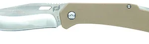 Schrade 1159301 Slingshot Lockback Folder 4" Recurve Clip Point/Satin AUS-10 Blade 5" G10 Handle