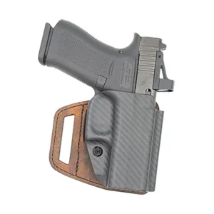 Versacarry VSL211HCT V-Slide  OWB Brown Polymer Leather/Polymer Fits Springfield Hellcat Right Hand